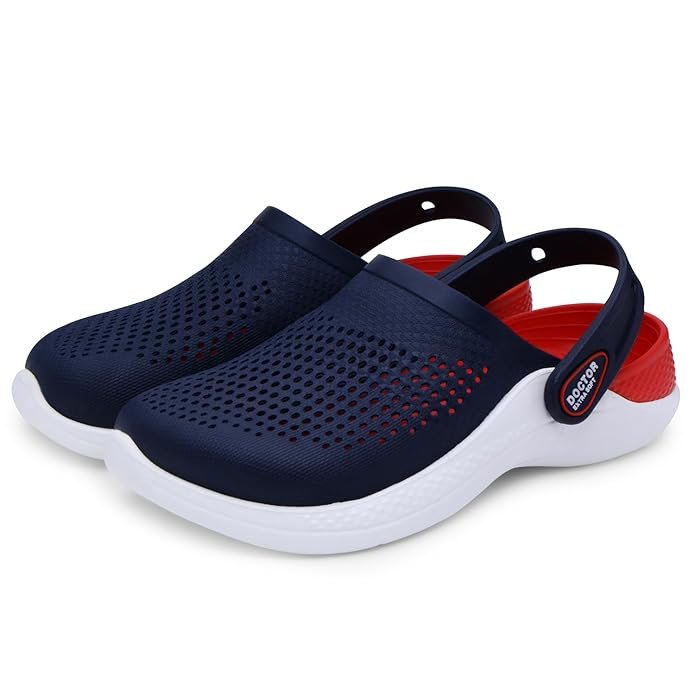 DOCTOR EXTRA SOFT Men's Classic Casual Sports Clogs/Sandals with Adjustable Back Strap for Adult | Comfortable & Lightweight| Stylish & Anti-Skid| Waterproof & Everyday Use Mules for Gents/Boys D-513 - Image 4