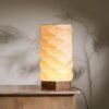 FIG Living Lumi Hexa Table Lamp (Beige) | Modern Desk Lamp