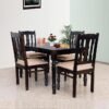 WOODY Furniture™ Dining Table 4 Seater with Chairs