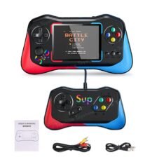 Toyshine Handheld Game Console with 500 Classic Games 3.5 Inch Screen 1200mAh Rechargeable
