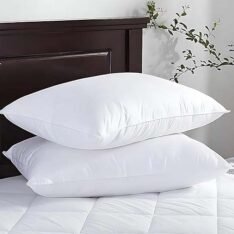 Microfiber Extra Soft White Pillows | Pillows for Sleeping White - Pack of 2 (Size - 16x24 Inches Or 40x60 cm) Set of 2-A1