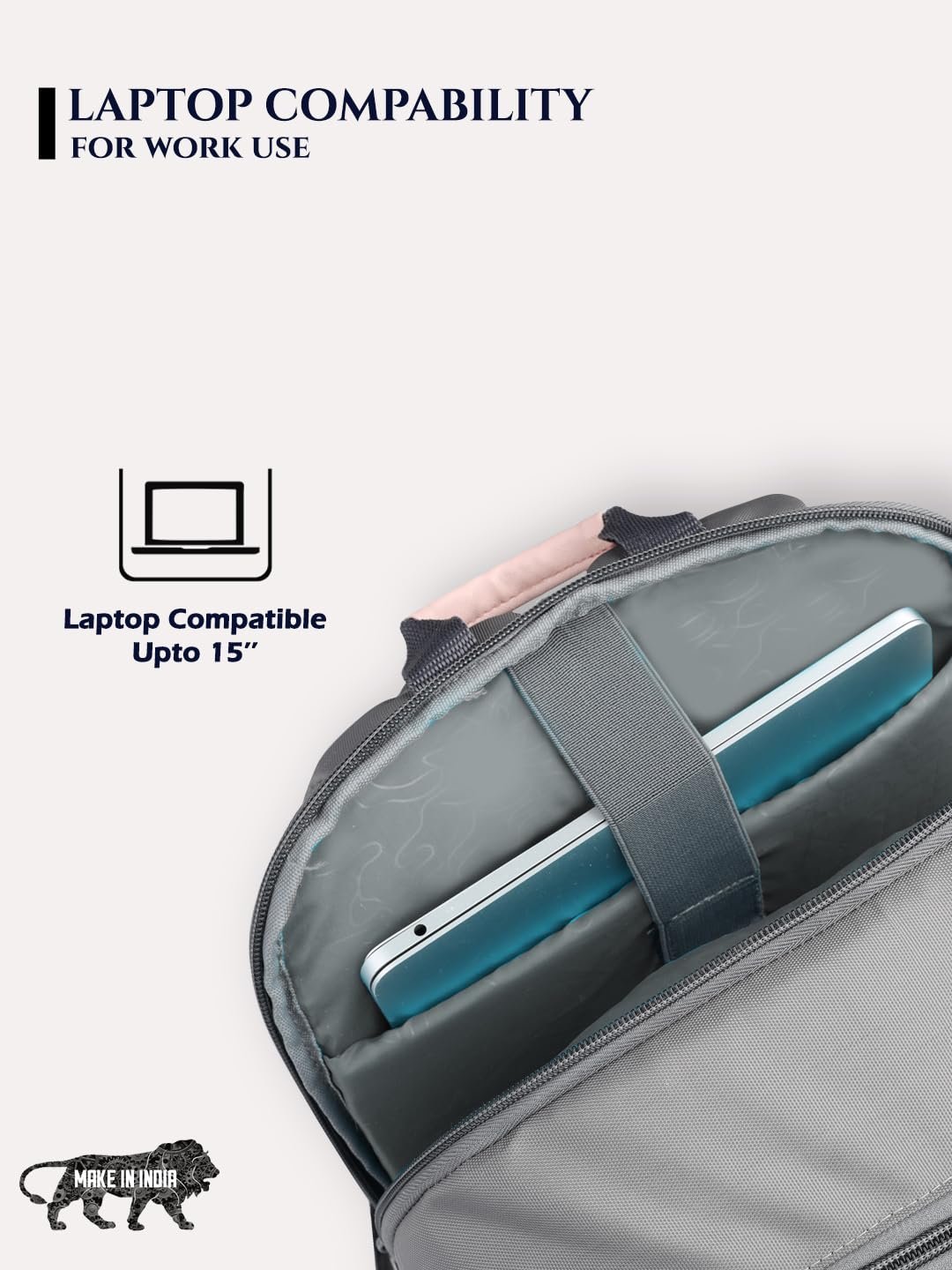 Lavie Sport Chairman 24L Backpack | 2 Main Compartment Office Laptop Backpack - Image 2