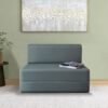 Rosebell Lightweight Easy 1-Person Sofa Cum Bed Jute Fabric- W