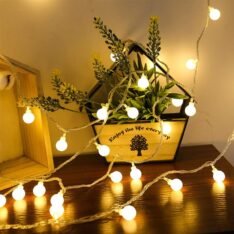 Party Propz Bubble Ball Led Lights for Decoration - 4.2meter, 14 LED Ball Decoration Lights