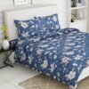 Haus & Kinder 100% Cotton Bedsheets for King Size Bed,186 TC Soft Cotton