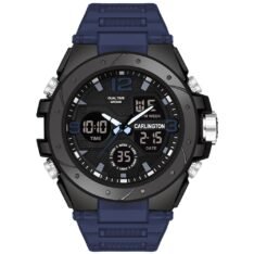 Carlington Endurance Series Analog-Digital Sports Watches for Men and Boys with Alarm, Stopwatch,