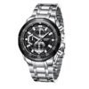 LONGBO Analog Business Casual Stainless Steel Decorative Subdials Watch for Men
